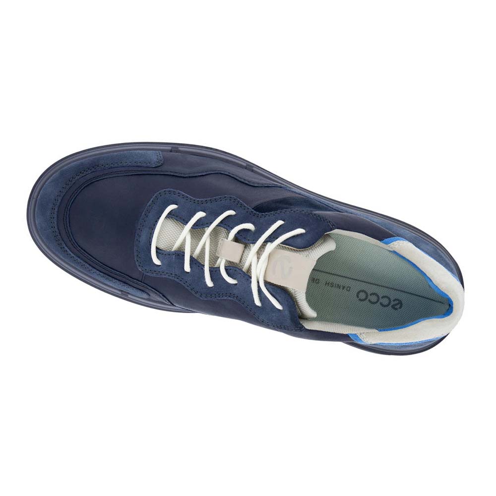 Men's Ecco Soft X Urban Sneakers Blue | Canada 642XYU